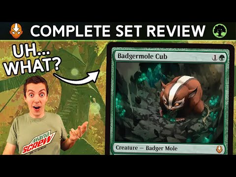 🟢 Complete Set Review! 🟢 - 💥 Avatar: The Last Airbender 💥 - Green Cards - Constructed And Limited