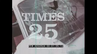"TIMES 25" 1969 TRAFFIC SAFETY FOUNDATION DRUNK DRIVING AWARENESS FILM W/ RONALD REAGAN XD50924