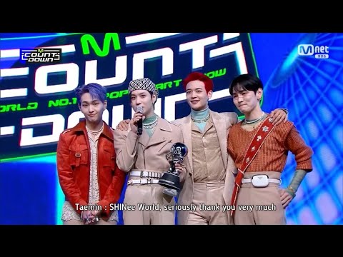 [Eng Sub] SHINee ‘Don’t Call Me’ 2nd win on MCountdown Ep.700 | Speech + Encore