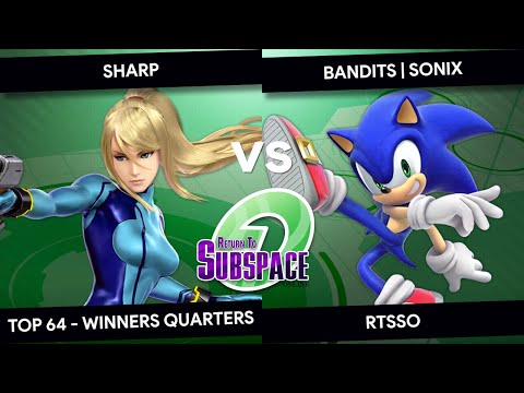 RTSSO - Sharp (Zero Suit Samus) vs Bandits Sonix (Sonic) - Top 64 - Winners Quarters