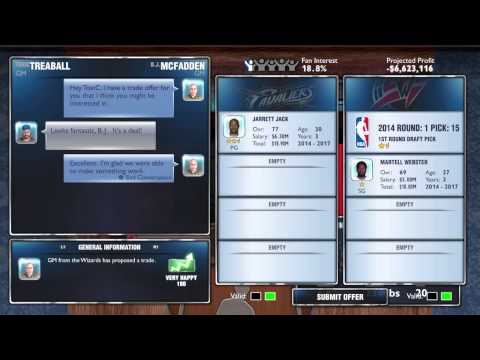 NBA 2k14 MyGm the signing has begin (FT.Cleveland Cavs)