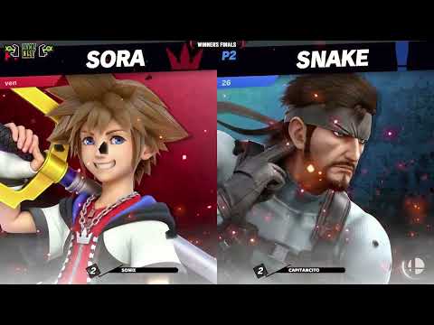 ven (Sora) vs z (Snake, Simon, Incineroar) | Losers Semis | Smash It Up 93