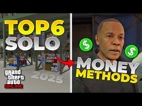Top 6 Best SOLO Money Making Methods in GTA 5 Online (2025)