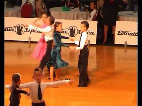 Anastasija Bilinkina & Erik Petruna Estonian Open 2012 samba