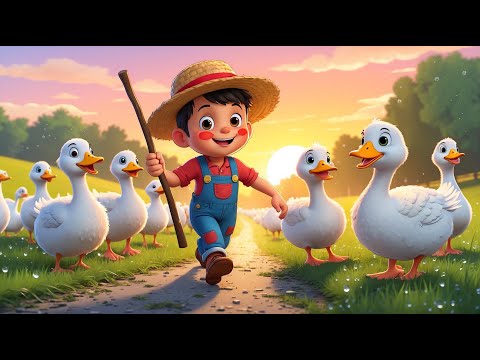 Гъската Руска 🦆 | Компилация Забавни детски песнички 🎵 | MONKA