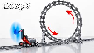 LEGO Technic Train vs 360° Giant Loop Challenge | Smart Lego