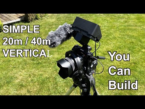 Simple Dual Band 20m/40m Vertical Antenna You Can Easily Build