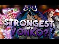 Ranking The YONKO From WEAKEST To STRONGEST One Piece Tier List