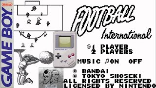 Football International  Game Boy - C&M Playthrough