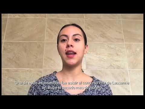 Almudena Izquierdo. Estudiante de Danza Clásica de la ESMyDM