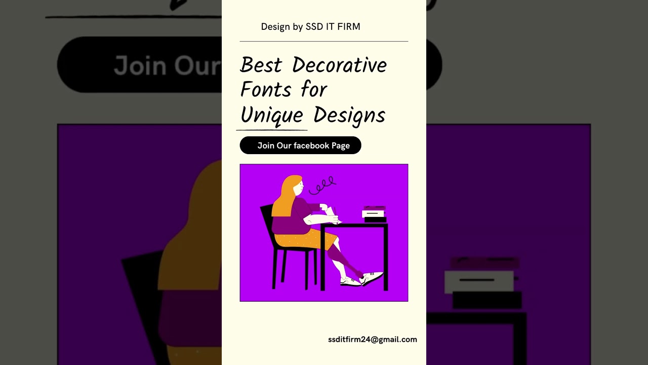best decorative fonts for unique design. #font #ssd #graphicdesigntips #skilldevelopment #fonts