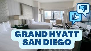 San Diego Manchester Grand Hyatt Hotel Tour. On Waterfront. Near Gaslamp Quarter and Cruise Port