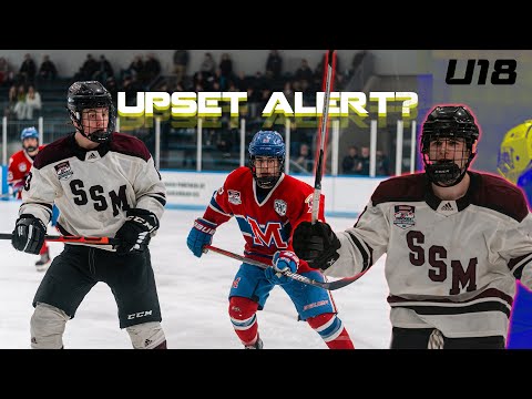 #1 SSM VS #3 Mt St Charles U18 National Semi-Final | Macklin Celebrini and Cole Eiserman