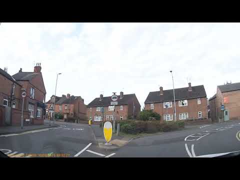 Practical driving test route, Loughborough, 07:50 30/08/19