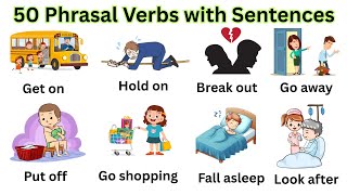 50 Phrasal Verbs with Sentences |English Speaking Practice | Learn English |Phrasal Verbs Vocabulary