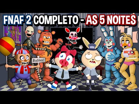 Flonk em Five Nights at Freddy's 2 - FNAF 2 - Todas as noites - desenho animado