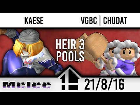 Heir 3 Pool A - Kaese (Sheik) vs VGBC | ChuDat (Ice Climbers)
