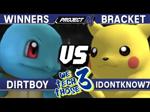 Project M - Dirtboy (Squirtle) vs Idontknow7 (Pikachu) - We Tech Those 3 Winners
