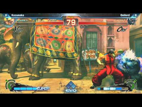 [EVO 2012 SSFIV AE] Kazunoko (Yun) vs Onilord (Oni)
