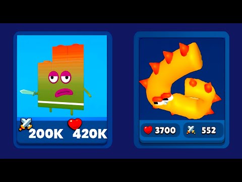 Merge Number Cube Block Run + Alphabet Monstar 3D - Merge Simulator Battles