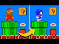 Sonic In Super Mario Bros 1985 NES Hack V2 5