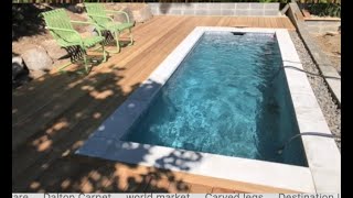 How to build a DIY concrete block pool