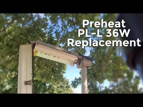 Replacing An EOL Preheat Fluorecent PL-L 36W In A Schréder VN
