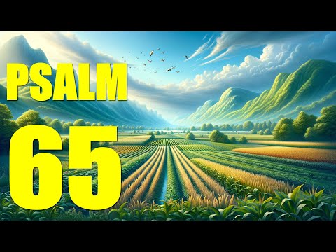 Psalm 65 Reading: Praise to God for His Salvation and Providence (With words - KJV)