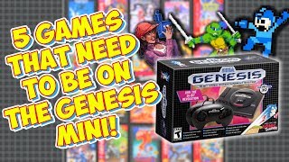 Top 5 Games That Need To Be On The Sega Genesis Mini!