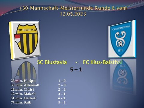 +30 Meistergruppe SC Blustavia - FC Klus-Balsthal