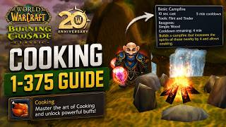 TBC Classic Cooking Leveling Guide 1-375 | All Recipes, Fishing, Daily Quests & Rewards