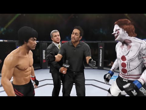 Bruce Lee vs. Pennywise Monster (EA sports UFC 2)