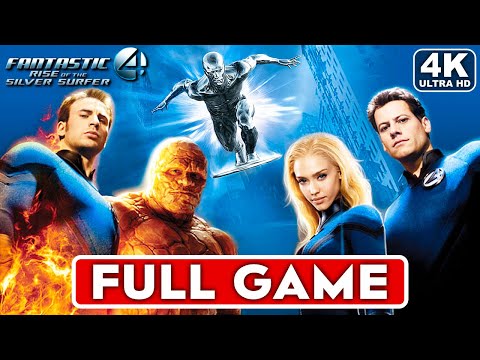 FANTASTIC FOUR RISE OF THE SILVER SURFER Gameplay Walkthrough FULL GAME [4K PS3] - No Commentary