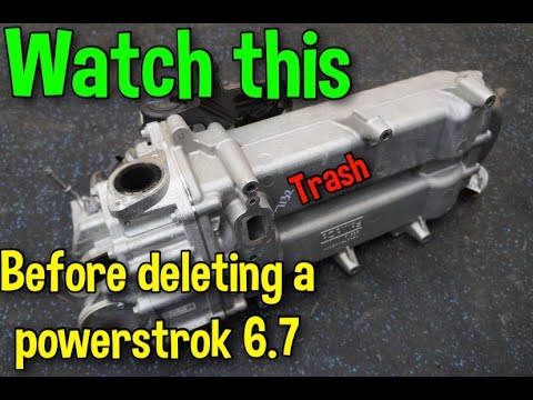 Powerstroke 6.7 egr and dpf delete