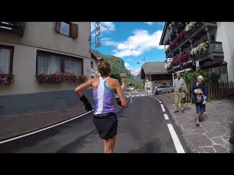 Laura Orgue arribada Dolomiths run 2018 dolomites skyrace