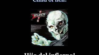 Black Fate - Child Of Hell - Lyrics / Subtitulos en español (Nwobhm) Traducida