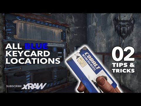 RUST - All Blue Keycard Locations - Rust Tips & Tricks #2 (2021)