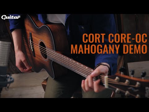 Озор электроакустической гитары Cort Core-OC Mahogany