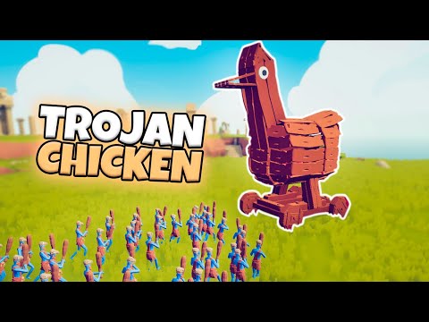 TROJAN CHICKEN VS EVERY FACTION (CUSTOM) | TABS MODDED GAMEPLAY