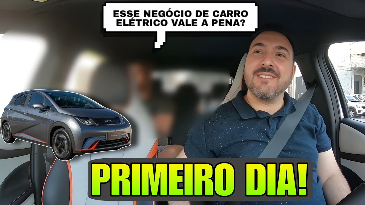 Primeiro Dia com o BYD Dolphin no Uber: O Custo REAL do Carregamento em Eletroposto!