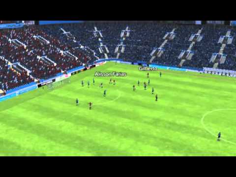 Gr�mio x Internacional - Gol de Alisson Farias 14 minutos
