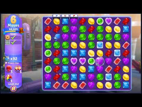 Willy Wonkas Sweet Adventure Level 242 - NO BOOSTERS 🍫 | SKILLGAMING ✔️