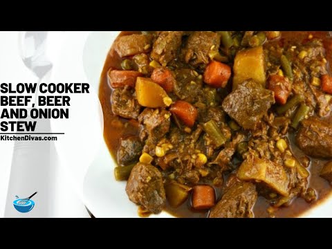 Slow Cooker Beef, Beer and Onion Stew