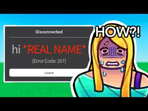 Scaring Robox Players With Fake Warnings.. (Again)