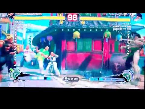 SSF4 AE   lim83man(Gouki)Akuma  VS nests K (Claw)vega