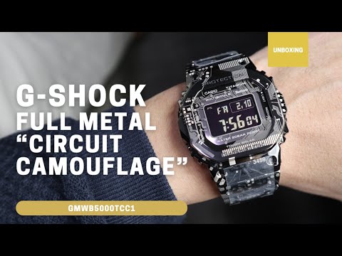 Casio G-Shock Full Metal “Circuit Camouflage” GMWB5000TCC