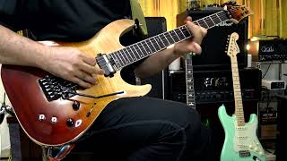 Video thumbnail for Schecter C-1 FR S SLS Elite, Antique Fade Burst (Sustainiac) by Daniel Martin