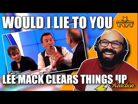 Lee Mack clears things up - Would I Lie to You? |REACTION|
