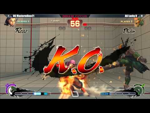 Next Level Battle Circuit 109 - USF4 - OG Mastermikee21 (Rose) vs AG Lucky D (Dhalsim)