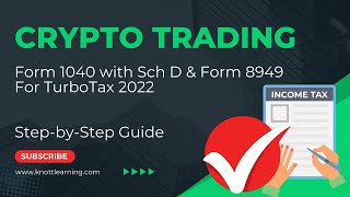 TurboTax 2022 Form 1040 - Enter Cryptocurrency Gains and Losses